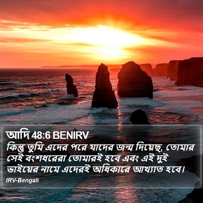আদি 48:6 BENIRV Bible Verse Image
