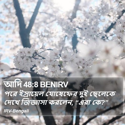 আদি 48:8 BENIRV Bible Verse Image
