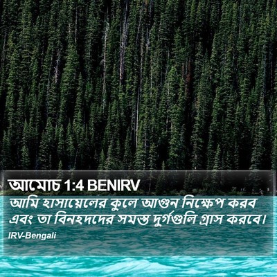 আমোচ 1:4 BENIRV Bible Verse Image