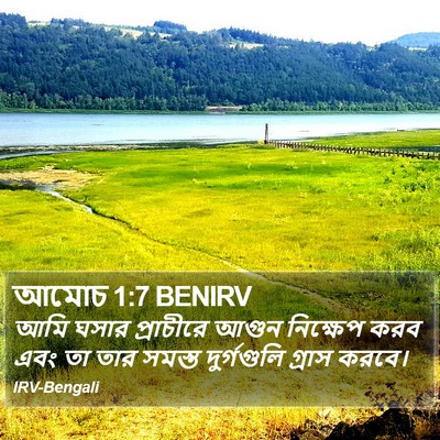 আমোচ 1:7 BENIRV Bible Verse Image