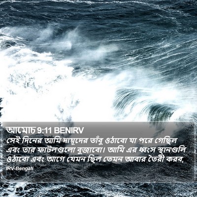 আমোচ 9:11 BENIRV Bible Verse Image
