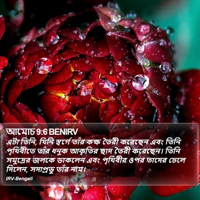 আমোচ 9:6 BENIRV Bible Verse Image