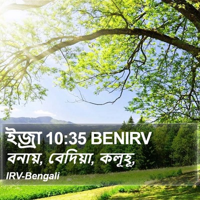 ইজ্ৰা 10:35 BENIRV Bible Verse Image