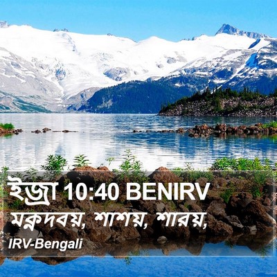 ইজ্ৰা 10:40 BENIRV Bible Verse Image