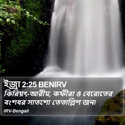 ইজ্ৰা 2:25 BENIRV Bible Verse Image