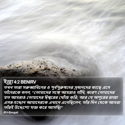 ইজ্ৰা 4:2 BENIRV Bible Verse Image