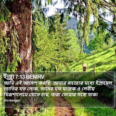 ইজ্ৰা 7:13 BENIRV Bible Verse Image
