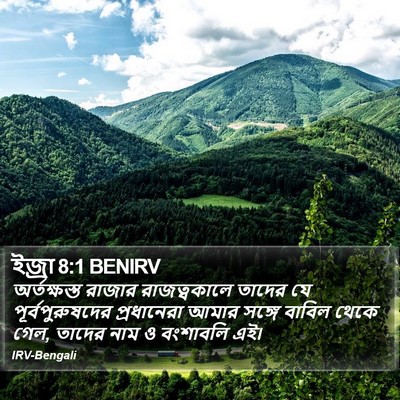 ইজ্ৰা 8:1 BENIRV Bible Verse Image