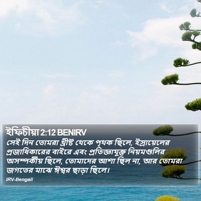 ইফিচীয়া 2:12 BENIRV Bible Verse Image