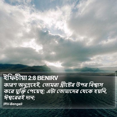 ইফিচীয়া 2:8 BENIRV Bible Verse Image