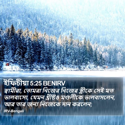 ইফিচীয়া 5:25 BENIRV Bible Verse Image