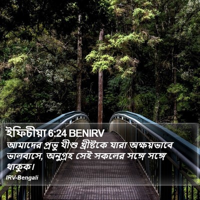 ইফিচীয়া 6:24 BENIRV Bible Verse Image
