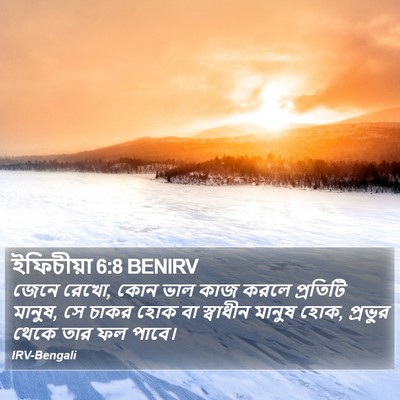 ইফিচীয়া 6:8 BENIRV Bible Verse Image