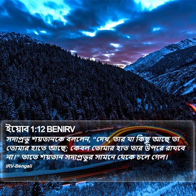 ইয়োব 1:12 BENIRV Bible Verse Image