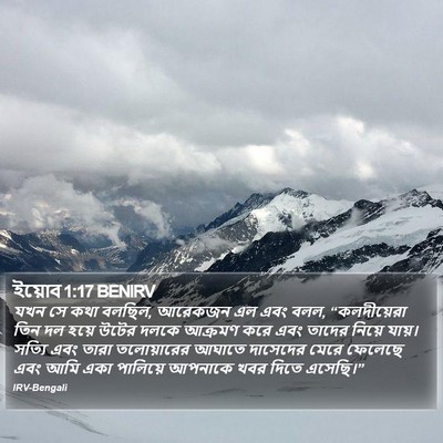 ইয়োব 1:17 BENIRV Bible Verse Image