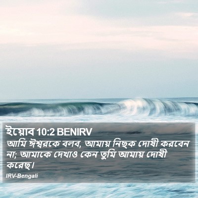 ইয়োব 10:2 BENIRV Bible Verse Image