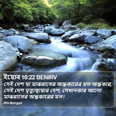ইয়োব 10:22 BENIRV Bible Verse Image