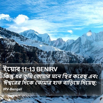 ইয়োব 11:13 BENIRV Bible Verse Image