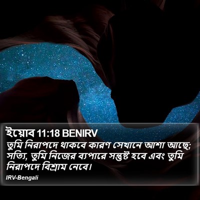ইয়োব 11:18 BENIRV Bible Verse Image