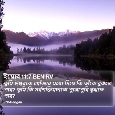 ইয়োব 11:7 BENIRV Bible Verse Image