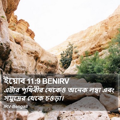 ইয়োব 11:9 BENIRV Bible Verse Image