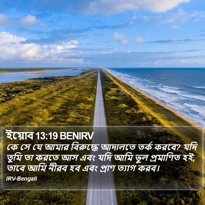 ইয়োব 13:19 BENIRV Bible Verse Image
