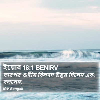 ইয়োব 18:1 BENIRV Bible Verse Image