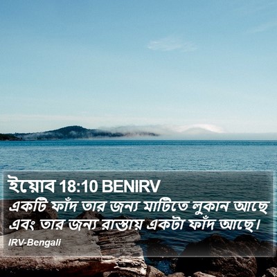 ইয়োব 18:10 BENIRV Bible Verse Image