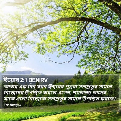 ইয়োব 2:1 BENIRV Bible Verse Image