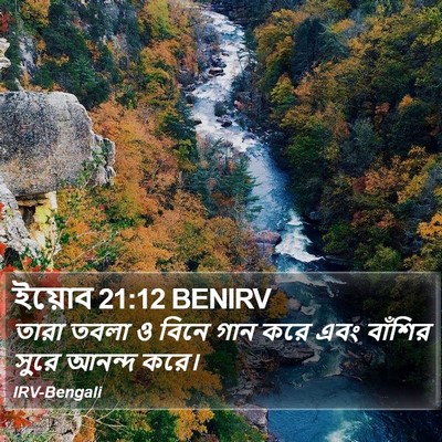 ইয়োব 21:12 BENIRV Bible Verse Image