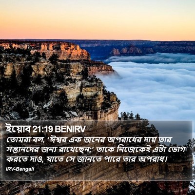 ইয়োব 21:19 BENIRV Bible Verse Image