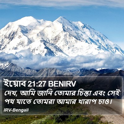 ইয়োব 21:27 BENIRV Bible Verse Image
