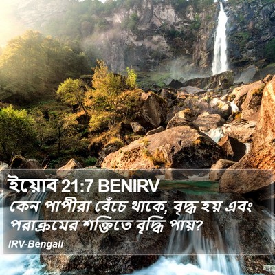 ইয়োব 21:7 BENIRV Bible Verse Image