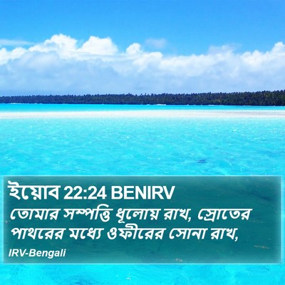 ইয়োব 22:24 BENIRV Bible Verse Image