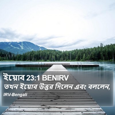 ইয়োব 23:1 BENIRV Bible Verse Image