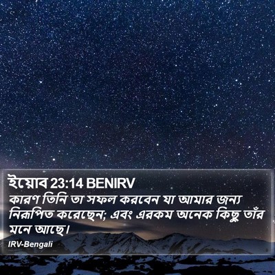 ইয়োব 23:14 BENIRV Bible Verse Image
