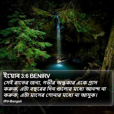 ইয়োব 3:6 BENIRV Bible Verse Image