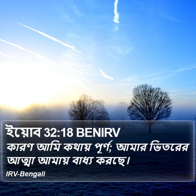 ইয়োব 32:18 BENIRV Bible Verse Image