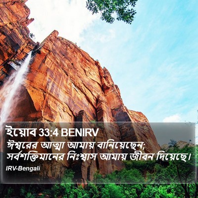 ইয়োব 33:4 BENIRV Bible Verse Image