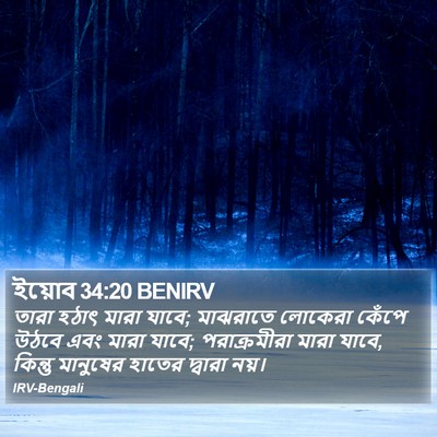 ইয়োব 34:20 BENIRV Bible Verse Image