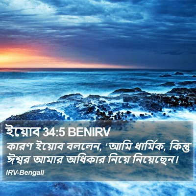 ইয়োব 34:5 BENIRV Bible Verse Image