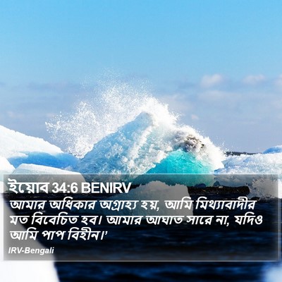 ইয়োব 34:6 BENIRV Bible Verse Image