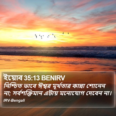 ইয়োব 35:13 BENIRV Bible Verse Image