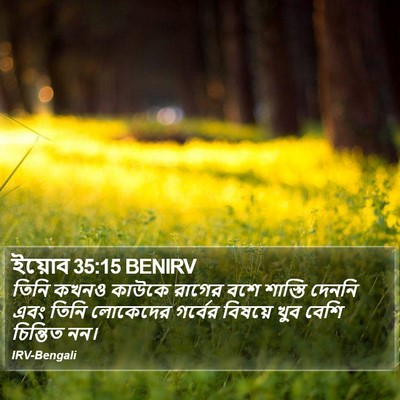 ইয়োব 35:15 BENIRV Bible Verse Image