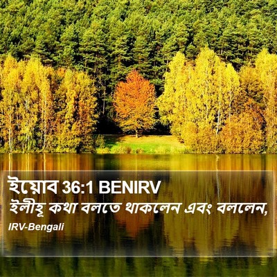 ইয়োব 36:1 BENIRV Bible Verse Image