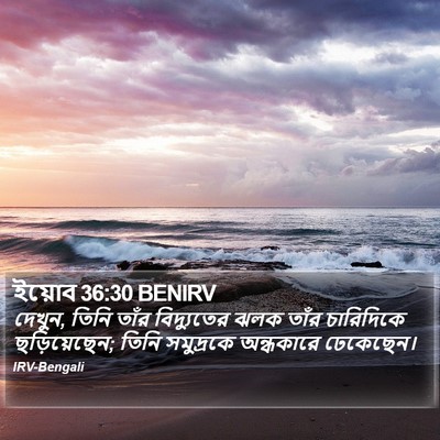 ইয়োব 36:30 BENIRV Bible Verse Image