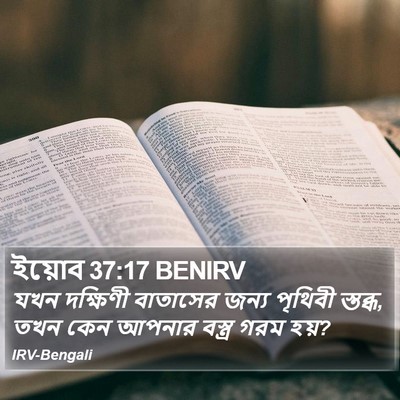 ইয়োব 37:17 BENIRV Bible Verse Image
