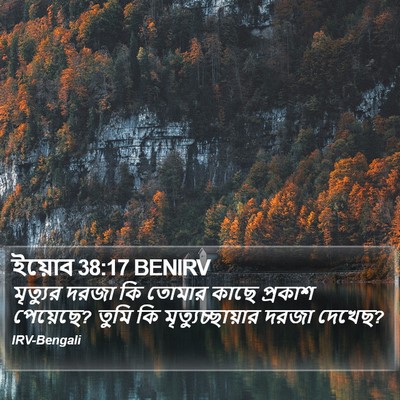ইয়োব 38:17 BENIRV Bible Verse Image