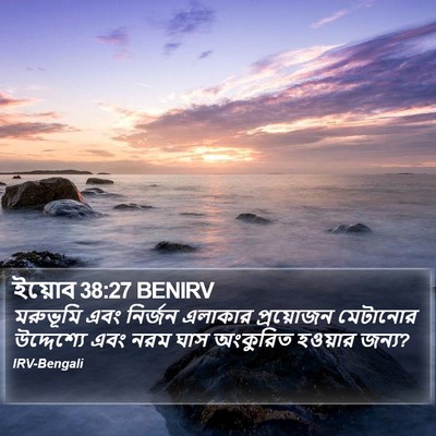 ইয়োব 38:27 BENIRV Bible Verse Image