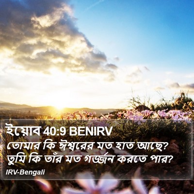 ইয়োব 40:9 BENIRV Bible Verse Image